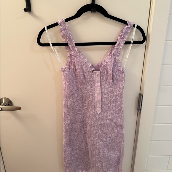 Alexander Wang Lavender Ruffled Top - Picture 2 of 4